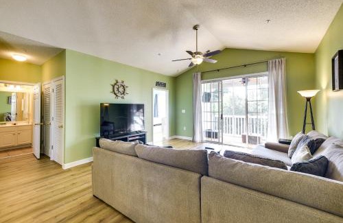 North Myrtle Beach Apartment | Barefoot Resort Condo with Pools and Balcony!