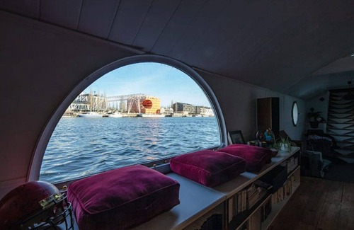 Lyon City Centre Boat Rental | Barge 180m2 with terrace 100m2 in a quiet area - 5 mn from the center. exceptional view