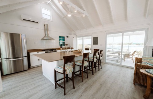 Stocking Island House | Barrier Island home with beautiful water views on both sides