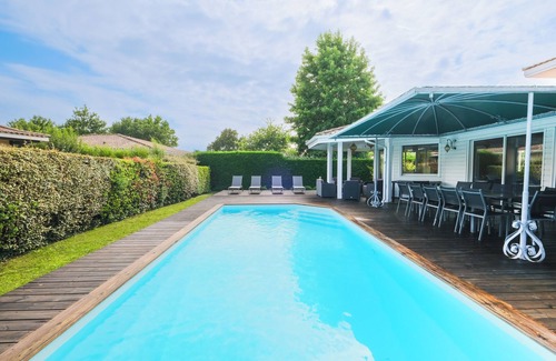 Andernos-les-Bains House | Bassin d'Arcachon: BEAUTIFUL VILLA WITH HEATED POOL (10 people)