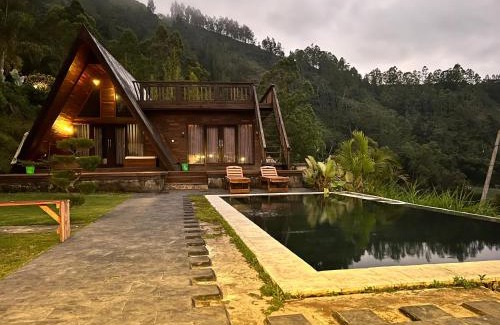 Songan Cabin | Batur Cliff Panorama