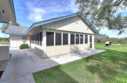 Bayside Cottage | Bayside Getaway! Lighted pier, pool, hot tub, Right on Copano Bay!