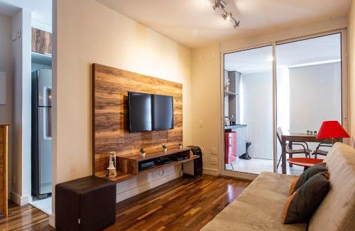 Consolacao Apartment | BC75 - Novo Bhaus Bela Cintra - Shopping - Metrô - 50m2 - Linda Vista 17o andar - Vaga de Garagem