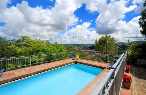 San Severino Marche House | Be delighted by the view from the swimming pool! A well restored house with garden, comforts.and l