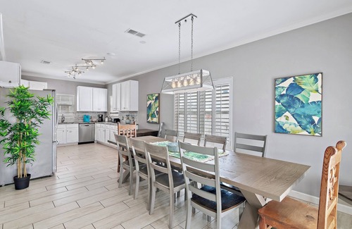 Miramar Beach House | Beach Bliss | 80 yards to the Beach Sleeps 21 Gulf Views Game Room