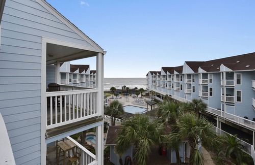 Galveston Condo | Beach condo - 2 Balconies overlook the Ocean - Washer/Dryer Included (2301)