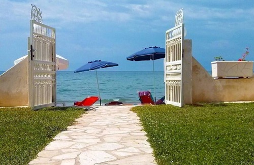 Acharavi Apartment | Beach Front, Directly On The Beach, Ground Floor Apartment -"Sea"