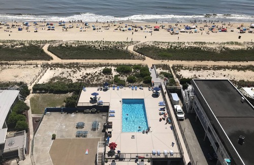 North Ocean City Condo | Beach Front with Amazing Views from Oceanside & Bayside