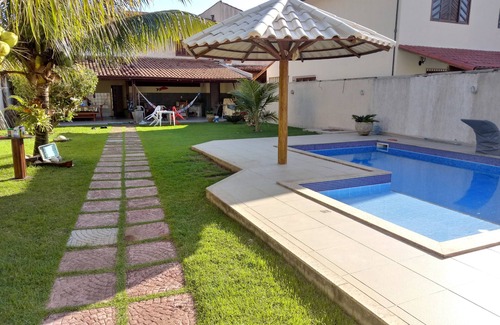 Marbela House | Beach house with swimming pool, sea view, backyard and barbecue area