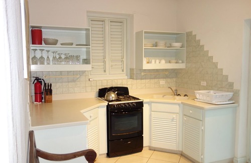 Silver Sands Apartment | Beachfront 2 bedrooms Apt. No. 3 right one the white sand beach of Silver Sands