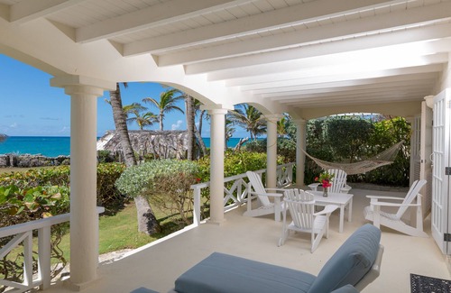 Silver Sands Apartment | Beachfront 2 bedrooms Apt. No. 3 right one the white sand beach of Silver Sands