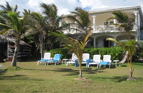 Silver Sands Apartment | Beachfront 2 bedrooms Apt. No. 3 right one the white sand beach of Silver Sands