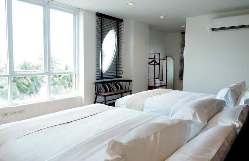 Ban Bang Saen Apartment | Beachfront 70 sqm Premier Sea View and Pool View Family Room FREE DISNEY PLUS