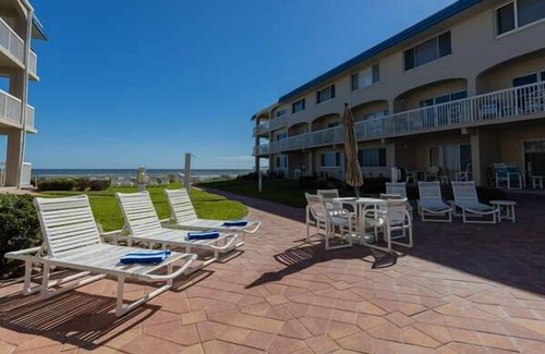 New Smyrna Beach Condo | Beachfront Comfort w/Pool, Balcony & Steps to Flagler Avenue