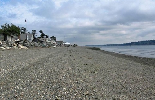 Lummi Island House | Beachfront Home with Sunrise & Mt. Baker Views