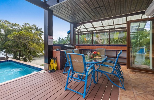 Caribbean Way House | Beachfront house w/private pool, kayaks, strong WiFi, partial AC & ocean views