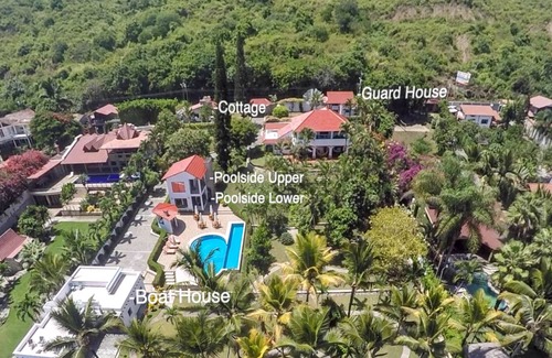 Comuna San Jose Apartment | Beachfront, large Pool, lap pool, & Jacuzzi, Barbecue area, Spectacular Gardens