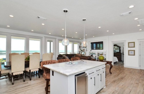 Miramar House | Beachfront Luxury, Pet Friendly on Secluded West End of Galveston Island