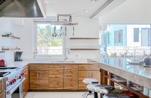 Soliman Bay House | Beachfront paradise with private pool, ocean view, full kitchen, & shaded patio