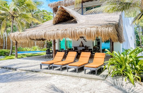 Soliman Bay House | Beachfront paradise with private pool, ocean view, full kitchen, & shaded patio