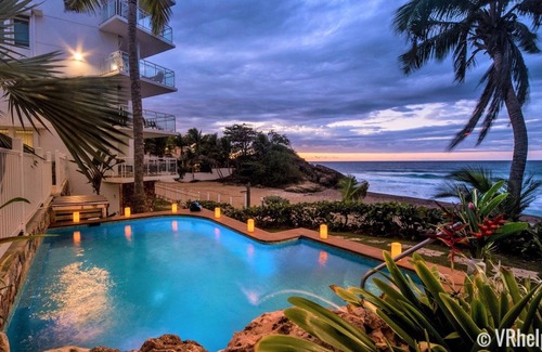 Puerto Rico Condo | Beachfront ★Penthouse★ with Pool & Private Roofdeck. SUMMER SALE!