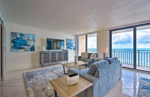 New Smyrna Beach Apartment | Beachfront Resort Condo with Panoramic Ocean Views!