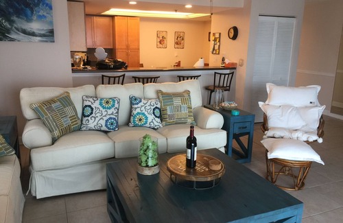 Redington Beach Condo | BEACHFRONT, Steps to the Ocean & Private Pool.