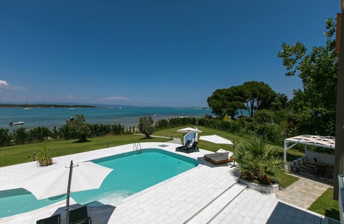 Vourvourou Villa | Beachfront villa in Vourvourou, Halkidiki with private pool, ideal for families.