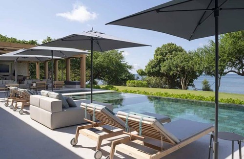Punta Negra House | Beachfront Villa w/Sports Simulator, Game Room & Private Bowling I Movie Theater & Sauna