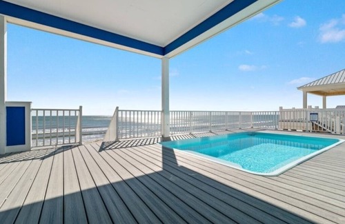 Surf Side Shores House | Beachfront with Heated Pool, Sleeps 24!