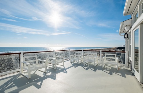 South Beach Haven House | Beachfront with in-deck saltwater pool, panoramic views and private beach access
