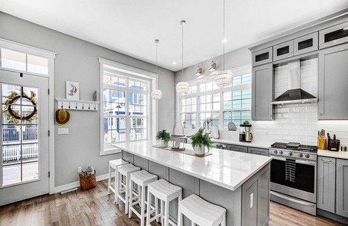 Michigan City House | Beachwalk Set Sail! Luxury Home Open Floor Concept Large Outdoor Area