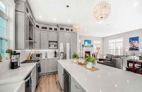 Michigan City House | Beachwalk Set Sail! Luxury Home Open Floor Concept Large Outdoor Area