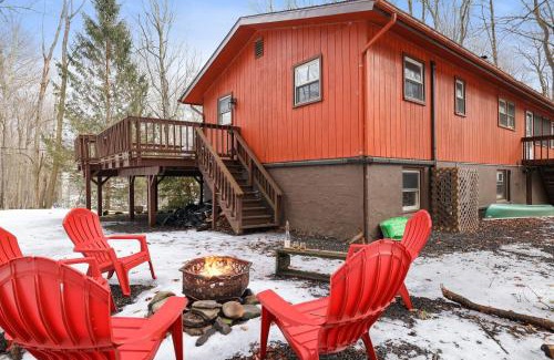 Gouldsboro House | Bear Haven Cabin - Epic Game Roomlakefire Pit