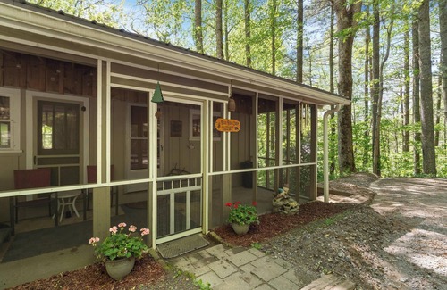 Scaly Mountain Cabin | Bear Ridge Cabin. HOT TUB Just Added! Cozy & Secluded. Close to Highlands, NC.