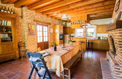 La Chapelle-Saint-Sauveur Villa | Beautiful private villa for 8 guests with WIFI, private pool, TV, terrace and pets allowed