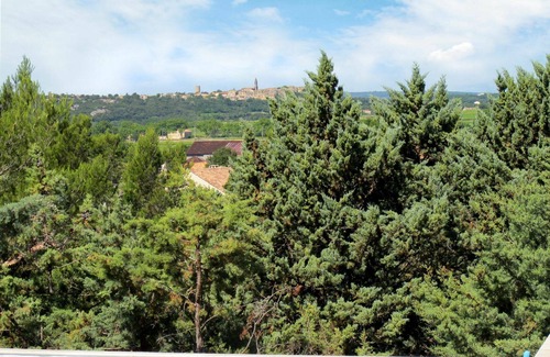 Saint-Hilaire-d'Ozilhan House | Beautiful private villa with hot tub, A/C, WIFI, private pool, TV, patio and panoramic view