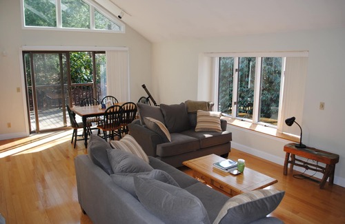 North Falmouth House | Beautiful 3br Cape, Access To Bike Path & Pond, Large Deck, Quiet Street