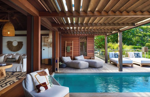 Pointe Milou Villa | Beautiful 4-bedroom bohemian-style villa with sea view, perfect for sunset lover