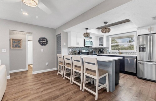 Palm Island House | Beautiful 4-bedroom beach home with dock on private island.