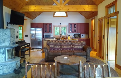 Rindge Ski Chalet | Beautiful Adirondack Cabin with Sauna on Lake Monomonac
