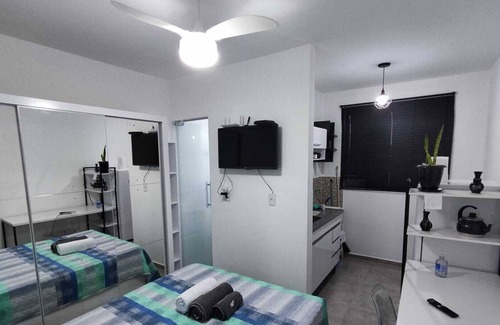 Tejuco Apartment | Beautiful and equipped kitnet 5 minutes from the Historic Center and UFSJ