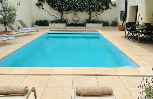 Pouzolles House | Beautiful and spacious character 6 bed home with large, private heated pool.