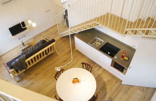 Tignale Apartment | Beautiful apartment with lake and view, courtyard and pool
