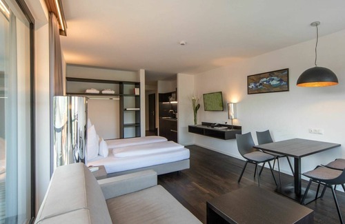 Telfes im Stubai Apartment | Beautiful apartment for 4 people with pool, WIFI, TV, terrace, pets allowed and parking