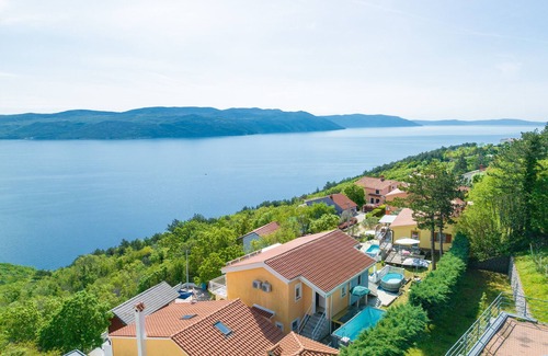 Zagorje Apartment | Beautiful apartment with stunning views over Kvarner Bay and above-ground pool