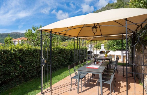 Pietrabruna Apartment | Beautiful apartment for 2 guests with WIFI, pool, TV, patio and panoramic view