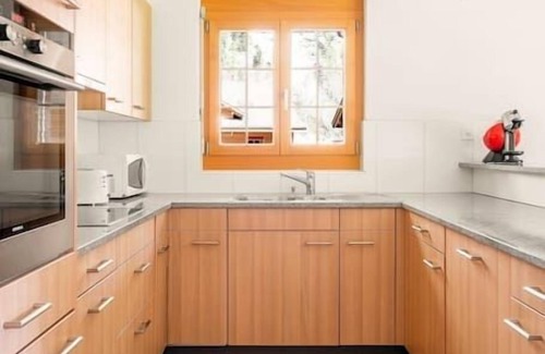 Lauterbrunnen Apartment | Beautiful apartment with balcony and waterfall view