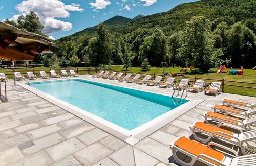 Sampeyre Apartment | Beautiful apartment for 4 guests with pool, WIFI, TV and terrace