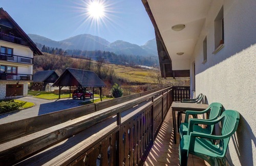 Bohinjska Bistrica Apartment | Beautiful apartment for 4 people with WIFI, TV, balcony, pets allowed and panoramic view